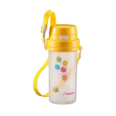 키즈앤마마 2WAY(손잡이) 빨대 물통 370mL(옐로)