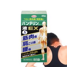 [코와]반테린코와 파스 액체 EX 45g,관절 근육통 결림 요통(물파스)